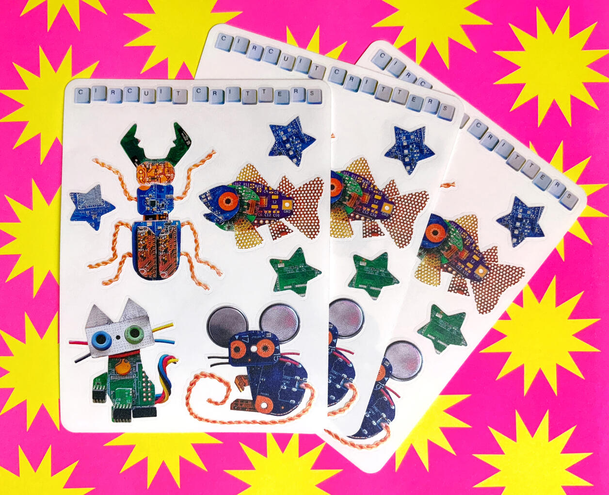 circuit critters stickers circuit critters stickers