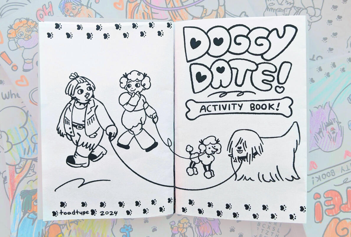 activity book zine