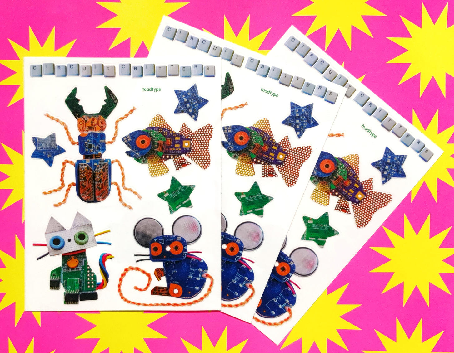 circuit critters stickers circuit critters stickers